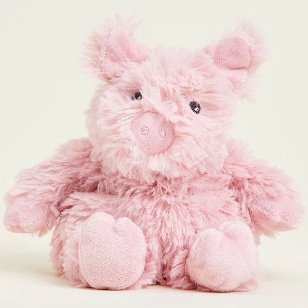 Warmies Junior Pink Pig Microwavable Scented Lavender Plush Stuffed Animal 9"